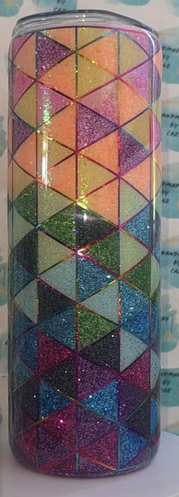 CUSTOM Glitter Template 20oz Tumbler