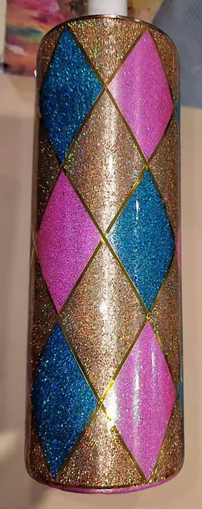 CUSTOM Glitter Template 20oz Tumbler