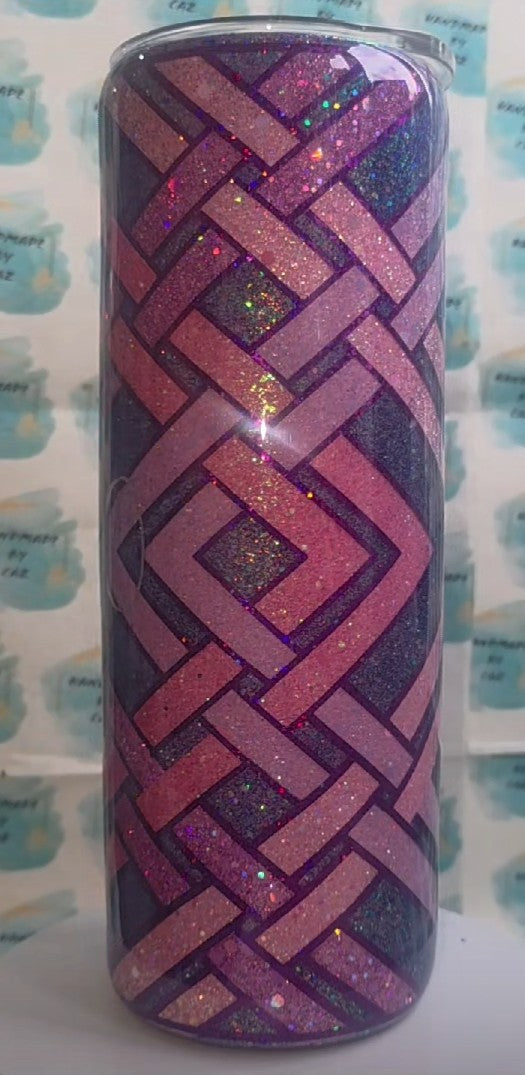 CUSTOM Glitter Template 20oz Tumbler