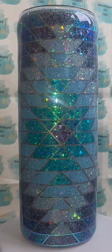 CUSTOM Glitter Template 20oz Tumbler