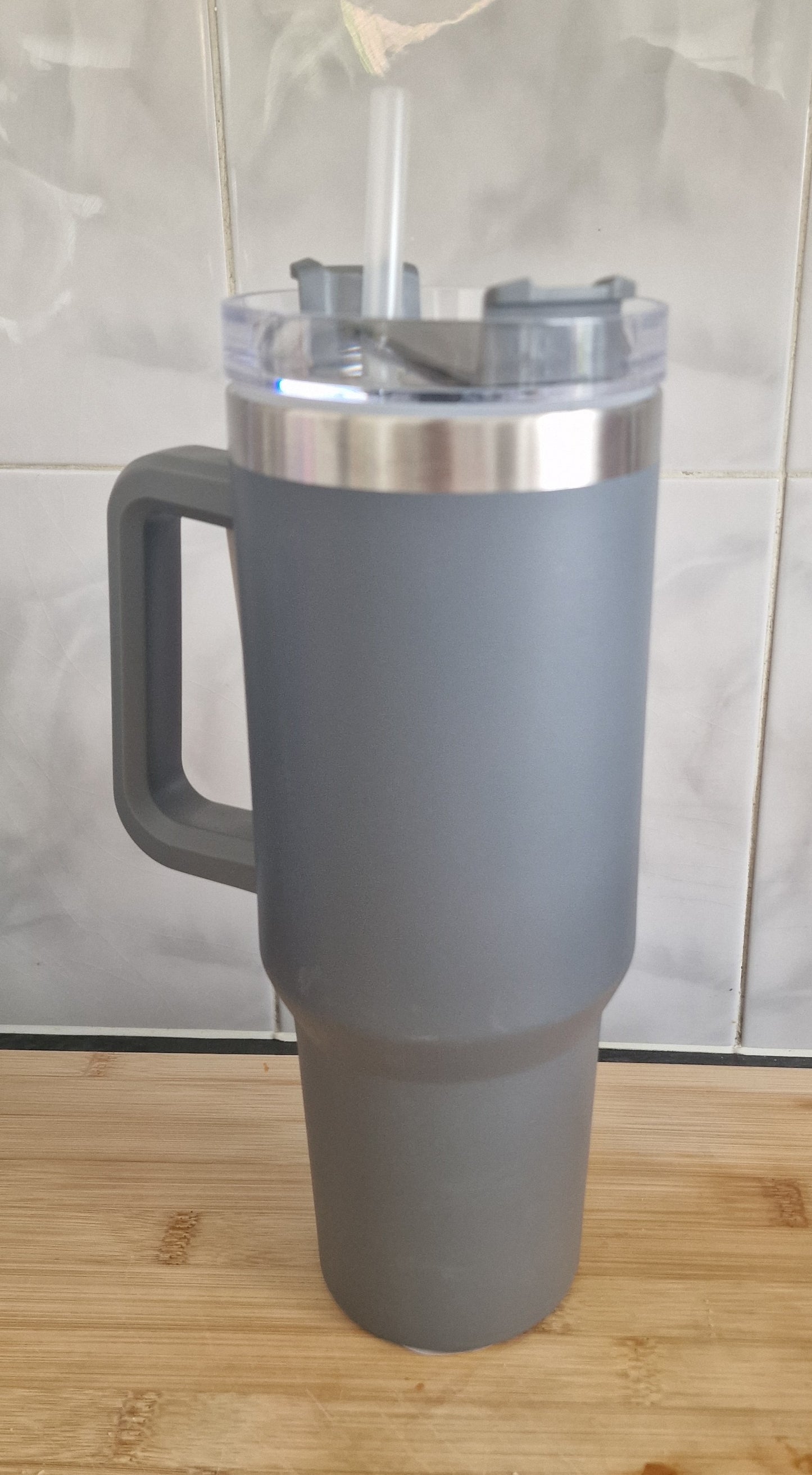 CUSTOM 40oz Tumbler - Glitter/Ink Swirl