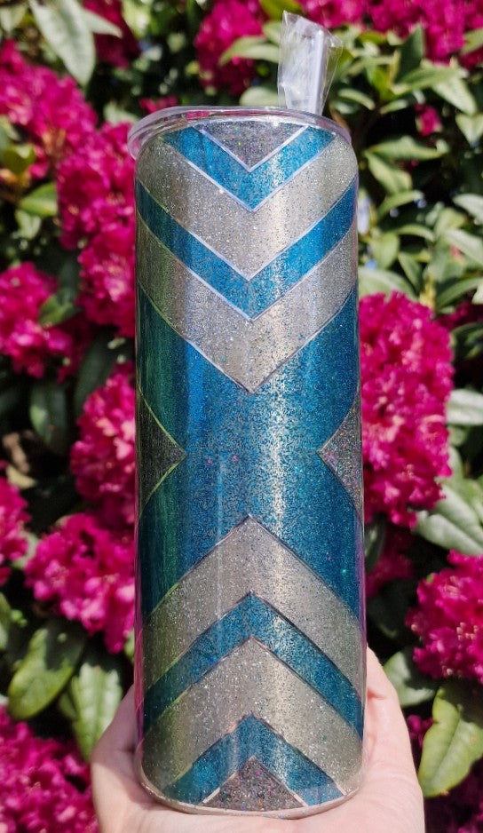 CUSTOM Glitter Template 20oz Tumbler