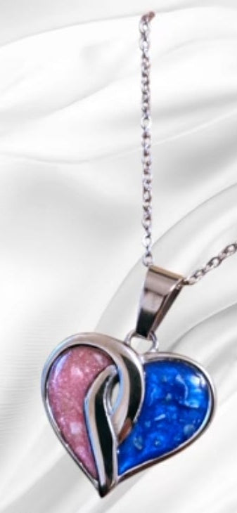 Ashes To Resin Heart Pendant (Picture is EXAMPLE only)