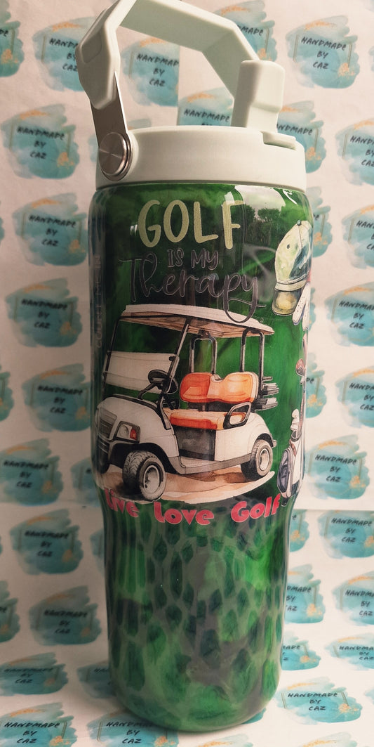Golf 30oz Stainless Tumbler - READY TO SHIP