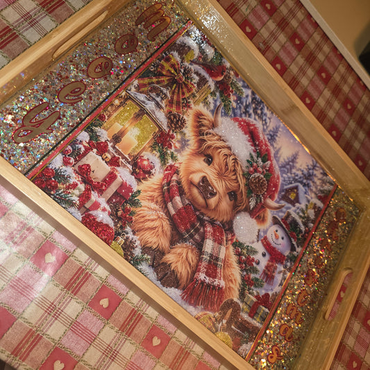 CUSTOM Large Rectangle Tray (15"x10")(Picture is example only)