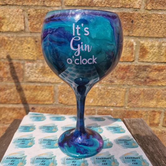 Gin O Clock Gin Glass - READY TO SHIP