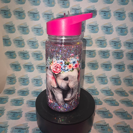 £1 WAFFLE Snow globe bottle Elephant (Ready to ship!)